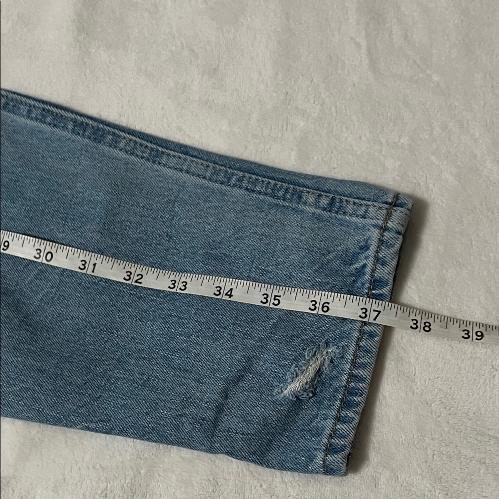 Abercrombie & Fitch Light Blue high rise Boyfriend Jeans - Picture 5 of 7